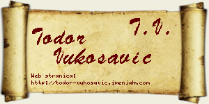 Todor Vukosavić vizit kartica